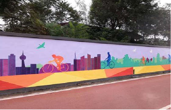 昭觉墙体彩绘-围墙