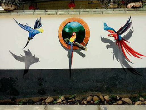 昭觉视觉错位-3D墙绘设计