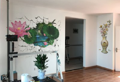 昭觉墙体彩绘相比墙纸的优势。