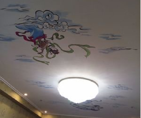 昭觉如何快速绘制天花板上的手绘墙？