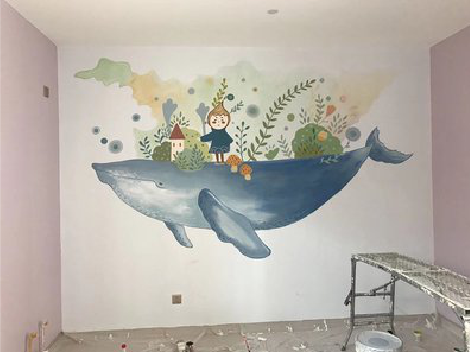 昭觉手绘墙的特点及优势。