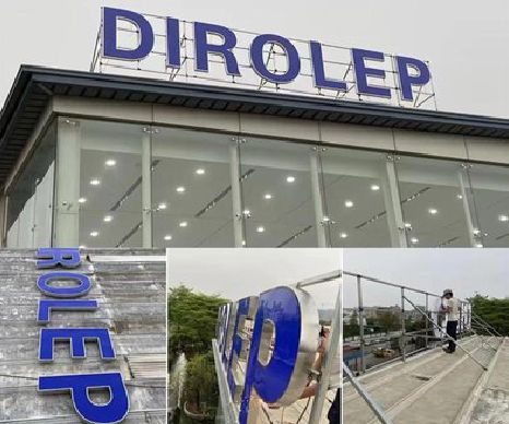 昭觉楼顶发光字安装的注意事项。